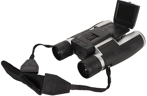 CBBZXUEWIT Binocolo con Fotocamera, Display da 2 Pollici, Video UHD 1080P, binocolo Ottico Digitale con Fotocamera, con Obiettivo Grande da 12X32MM, per Birdwatching, Escursioni, Viaggi