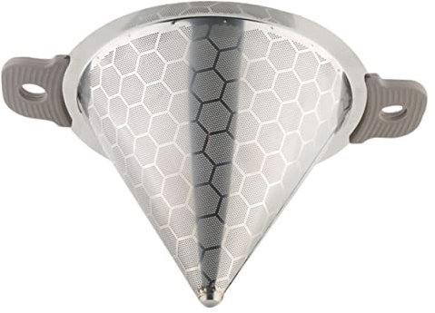 Cabilock Filtro Per Tè in Acciaio Inossidabile - Colino Per Tè Filtro A Imbuto Conico Monostrato Per Secchio Da Tè Facile E Sicuro Per Il Tè