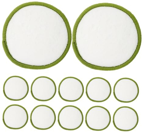 FRCOLOR 20stücke Wiederverwendbare Und Waschbare Abschminkpads Baumwolle Sanfte Make-up-entfernung Und Gesichtsreinigung Für Umweltfreundliche Kosmetikaccessoires Für Empfindliche