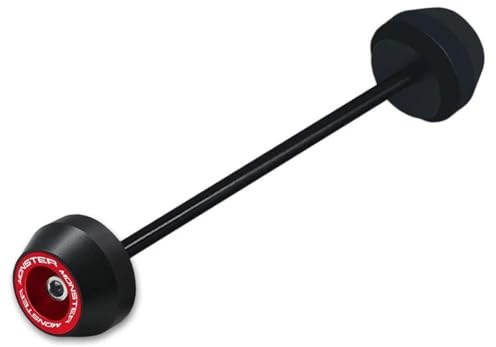 Sturzschutz Für Vorder- Und Hinterradachse, Gabel, Schwingenführung, Sturzschutz Für Ducati Monster 749, 620, 695, 969, 795, 796, 797, 821, 999/S/R Sturzschutz Sturzpads Schieberegler(ROT,FRONT)