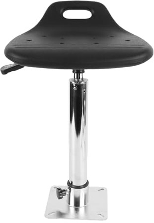 Haofy Bootssitz-Sockel-Set, Höhenverstellbar, Bootssitz-Sockel, 360 Grad Schwenkbar, Abnehmbare Sitzbefestigungsplatte, Universelles Design für Yacht oder Wohnmobil