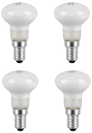 Easylight Ersatzlampe für Lavalampen 4 Stück - E14 R39-25 Watt - dimmbar - warmweiß - 160 cd - H: 55 cm Ø 3.9 cm - Ersatzbirne Lavalampe - 4er Set - Reflektorlampe