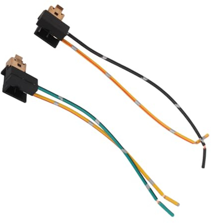 Tissting Scheinwerfer Sockeladapter H1, Steckverbinder Verkabelung Halogen LED Umrüstung für Fahrzeugbeleuchtung