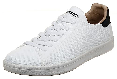 Mark Nason Herren Classic Cup-Bryson Sneaker, Weiß/Schwarz, 43 EU