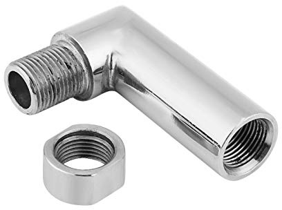 Suuonee Lambda-Sonde, Universal M18 * 1,5 O2 Lambda-Sonde, 90-Grad-Winkelspundadapter Spacer Extenders