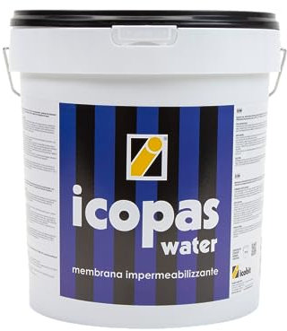 ICOBIT Icopas Water - Guaina liquida impermeabilizzante elastobituminosa, 1Kg