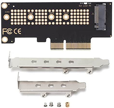 M.2 PCIe Adapter, M.2 NVME und AHCI NGFF (Nicht für SATA) M Key SSD zu PCIe 3.0 Konverter, Kompatibel mit 2280 2260 2242 2230 Größe, für 7/8/10 Linux(PCIe x4)