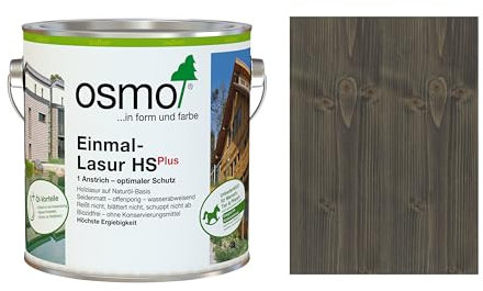 OSMO Einmal-Lasur HS Plus 9207 Quarzgrau, 0,75L
