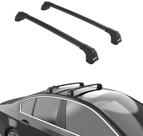 TURTLE kompatibel mit Volkswagen Transporter (T6) 2016-2022 Air3 Dachträger | SCHWARZ