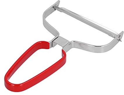 Vegetable Peeler, Potato Peelers Save Space Multifunctional Manual Cucumber Peeling Tool for Kitchen, Camping Trips (Red)