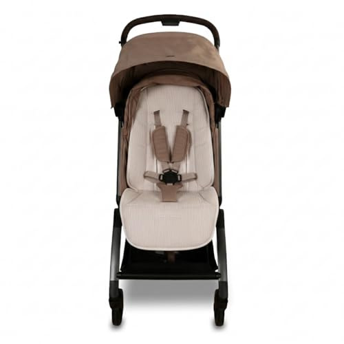 TititNins© - Funda Colchoneta Silla Paseo para Joolz Aer 2 | Acolchado Extra Confortable | 100% Algodón | MIL GRIS