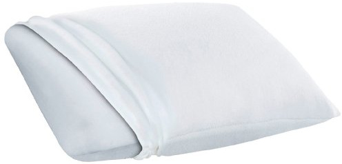 Sleep Innovations Oreiller Classique en Mousse à mémoire de Forme, Taille Standard, alignement de la tête et du Cou, pour Les Personnes Dormant sur Le côté, Le Ventre et Le Dos, Soutien Moyen