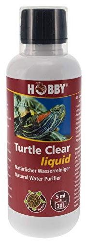 HOBBY Terraristik Turtle Clear Liquid I 250 ml I Wasseraufbereiter für Aquaterrarien I natürlicher Wasserreiniger I für klares und geruchsfreies Wasser I ideal für Wasserschildkröten