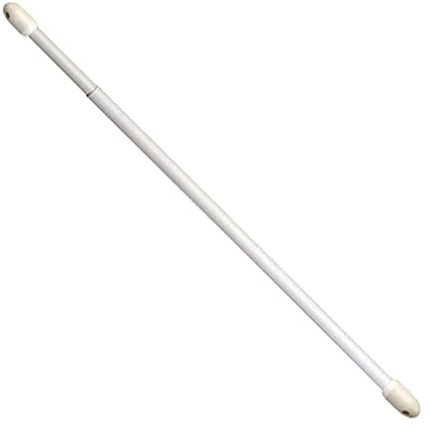 Riel Chyc 5431260 Tringle à rideaux extensible ovale blanc 60-80 cm (2 pièces)