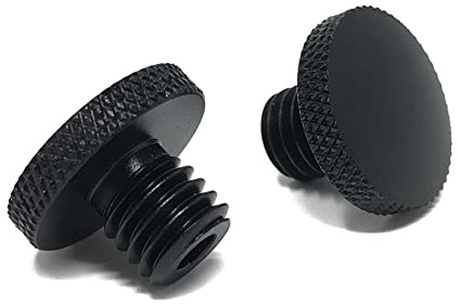 Motorcykel spegel tömningspluggar motorcykel cykel spegel plugg bultar lock ändar 10 mm gänga: 1 x klocka 1 x vinkellås för att passa Yamaha