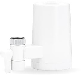 Tappwater Essential - Sistema di filtraggio per rubinetto – Depura acqua, filtra cloro, sedimenti, ruggine, nitrati, pesticidi - Elimina odori e sapori sgradevoli. Filtri rubinetti lavandino