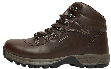 Peter Storm Men’s Rivelin Walking Boots with High Traction Rubber Sole and Speed Laces, Waterproof, Breathable, (Brown, UK Footwear Size System, Adult, Men, Numeric, Medium, 10)