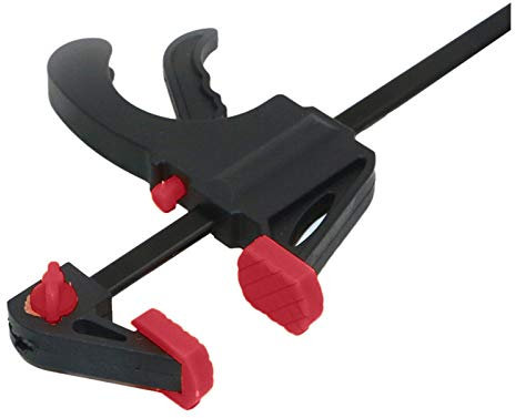 SYHML-SHOP 4 Inch Quick Grip Clamps, One Handed Bar Clamp, Quick Ratchet Release Speed Squeeze Wood Working Work Bar F Clamp Grip Kit DIY Hand Tool