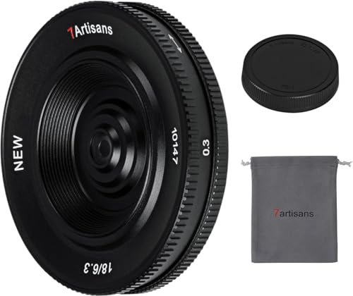7artisans Lente APS-C Prime ultrafina de 18 mm F6.3 Mark II para cámaras compactas sin espejo Nikon Z50 Z6 Z7 Z6 II