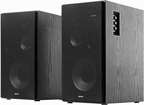 Edifier R2850DB 3-Way Active Speakers, 150W RMS Tri-Amp Speaker, Bluetooth V5.1 Wireless Speaker with Sub-Out, Black – Pair