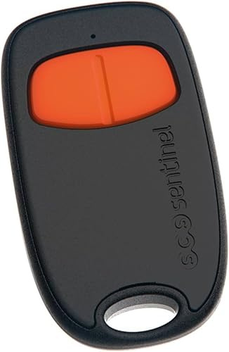 Telecomando per porte a 2 canali, colore arancione –Garage, ingresso, 40 m | SimplyControl, pulsanti intuitivi, comando a distanza sicuro, apertura, AAM0129
