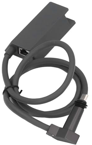 Gugxiom Adaptateur Ethernet pour V2, Antenne Parabolique Rectangulaire 1200 Mbps Kit Réseau Internet USB Satellite CPL pour V2, Câble 1 M/3,3 Pieds