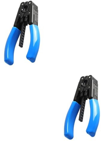 Hemobllo 2piezas Alicate Pelacables Portátil Profesional Para Conectar y Cortar Cables Herramienta Precisa Escala Clara Para Uso Doméstico y Oficina Compatible Cables