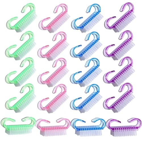 20pcs Nail Brushes For Cleaning Nails, Nail Brush, Durable and sturdy Nail Scrubbing Brush and Nail Brush Cleaner, Practical Small Nail Brush Apply to Nail cleaning