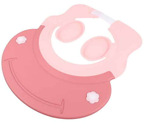 Badehaube Tpe Rosa gegen Shampoo in Augen und Ohren | Kinder und Babys, Leicht Mitzunehmen, Geeignet zum Baden und Haare Schneiden