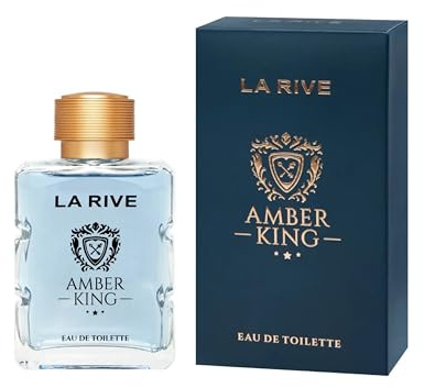 LA RIVE Amber King Parfüm Eau de Toilette Herrenparfum – Maskuliner Duft mit Lavendel, Vetiver & Patchouli – Würzig-holzige Duftnote – 100 ml Herrenduft – Eleganter Männerduft Tagesduft Geschenk