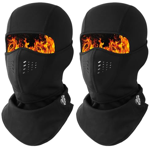 WTACTFUL andningsbar Pro – balaclava skidmask med rörlig design – fleece varm för kallt väder vinter skidåkning utomhusarbete