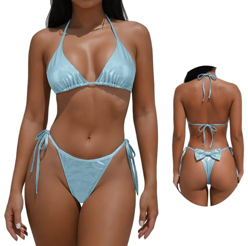 Ausing Femmes Maillots de Bain 2 Pièces Sexy Push Up Ensemble Bikini Femme Duex Pièces Sexy s-XL