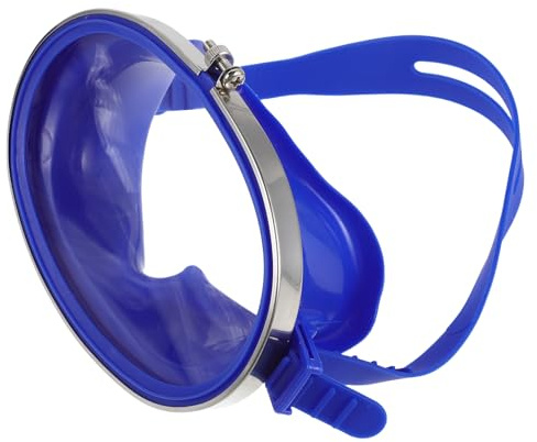 Healvian Maschera Subacquea Monolente Antiappannamento Lenti Hd, Occhiali da Sub per Pesca e Snorkeling, Silicone Morbido Regolabile, Protezione Uv, Adatta per Adulti e Adolescenti