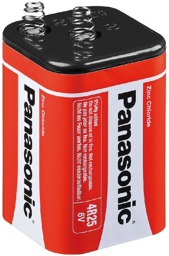 Panasonic - Pila de cinc-carbono (6 V) - Alimentación especial