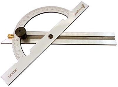 PAULIMOT Winkelmesser mit verstellbarer Schiene 150 x 300 mm
