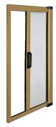 Fliegengitter Rollo/reduzierbare Horizontal für Tür-160 x 250 cm bronze