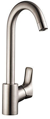 Hansgrohe MySport L Mischbatterie für Küchenspüle, grau, 13862800