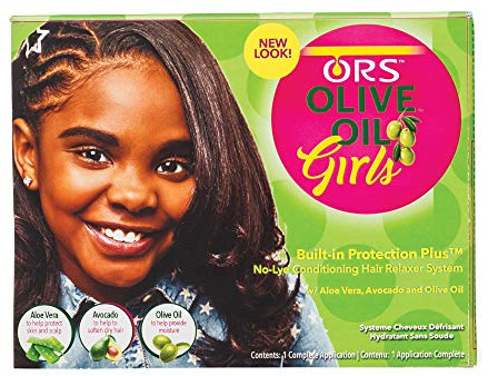 ORS Olive Oil Girls Built in Protection Plus No Lye Conditioning Hair Relaxer System (1)