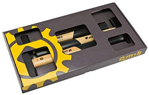 Peddinghaus Schlosserhammersatz 3-teilig - 300-500-800 g mit Hickorystiel - DIN 1041
