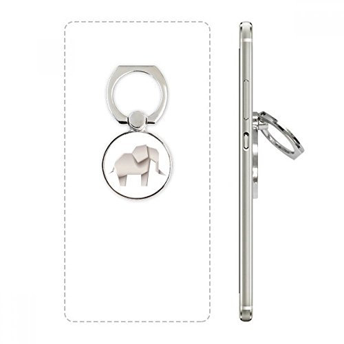 Origami Geometric Abstract Elephant Pattern Cell Phone Ring Stand Holder Bracket Universal Smartphones Support Gift