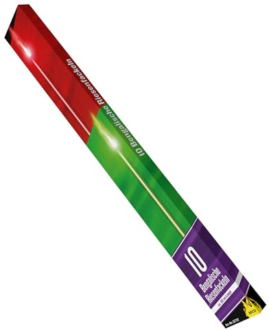 Nico 40 Bengalische Fackeln Gesamtlänge ca.50 cm, Brenndauer ca. Sek. sort. Farben von Aktivhandel Hamburg