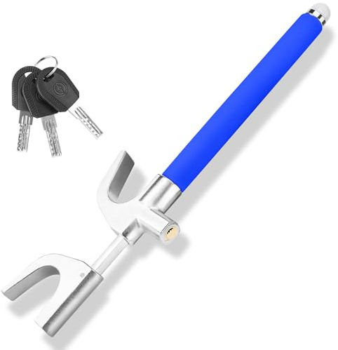 Turnart Antivol Voiture, Type Universel, 1,45 Kg, 3 Clés, Antivol De Voiture Avancé (Bleu)