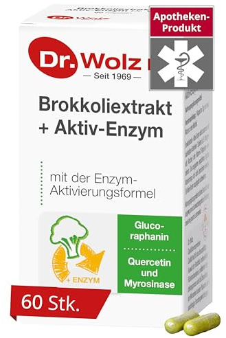 Dr. Wolz Brokkoliextrakt + Aktiv-Enzym Kapseln, 60 St. Kapseln