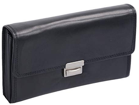 AVANCO Leder Kellnerbörse Kellner Börse 20- (373D) Taxibörse Geldbörse Gastro Kellnertasche Neu