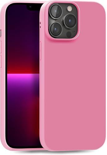MyGadget Hülle kompatibel mit iPhone 13 Pro Max - robuste Handyhülle TPU Case Slim Silikonhülle - Back Cover Kratzfest Schutzhülle matt Rosa