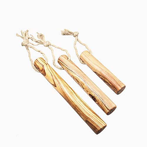 D.O.M.® Kauknochen STÖCKCHEN aus Olivenholz 2 Größen (Länge 20-25 cm)