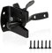 ZAVIA Auto Gate Latch for Wooden Gates - Heavy Duty Black Door Latch Lock Self Locking Gate Catch - Weather Protection Auto Door Latches for External Doors