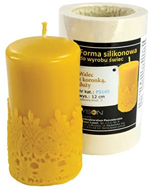 Kerzengießform Stumpenkerze mit Spitze Silikonform Kerzen Bienenwachs