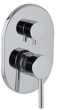 Kiamami Valentina - Mitigeur pour douche à encastrer chromé avec déviateur | Fassa