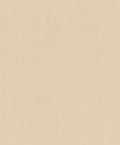 Rasch Vliestapete Beige Einfarbig Struktur Leinen Optik Linien 746037